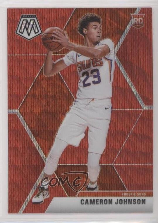 2019-20 Panini Mosaic Rookies Tmall Red Wave Prizm Cameron Johnson #203 s9z