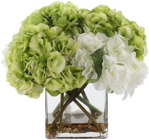 Uttermost 60219 Savannah 13" Tall Glass and Stone Faux Flora - Clear - Picture 3 of 6
