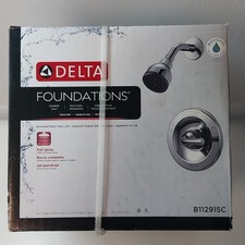 Delta Foundations B112915C 1 Handle Tub  Shower Faucet Polished Chrome New