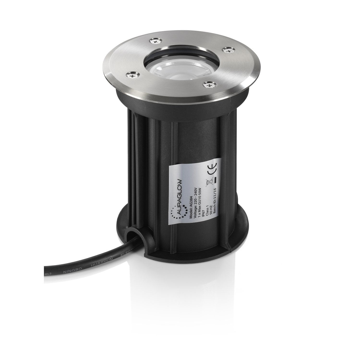 Auraglow Deep Recessed GU10 Giardino di supporto Giardino Terra Deck Luce
