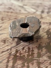 Rustic Slate Stone Ikebana Vase Built In Flower Frog Japanese Floral Arranger