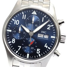 IWC Pilot’s Watch Chronograph 41 Stainless Steel / Blue / Bracelet IW388102