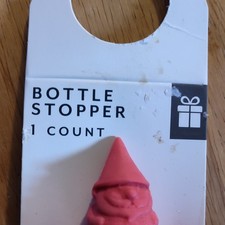 Silicone Bottle Stopper Santa and Christmas Tree Red Green Christmas