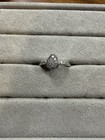 Kay Jewelers Lab-Created Pear Diamond Promise Ring 0.20-0.24ct 925 Sz 6.75 — photo 1