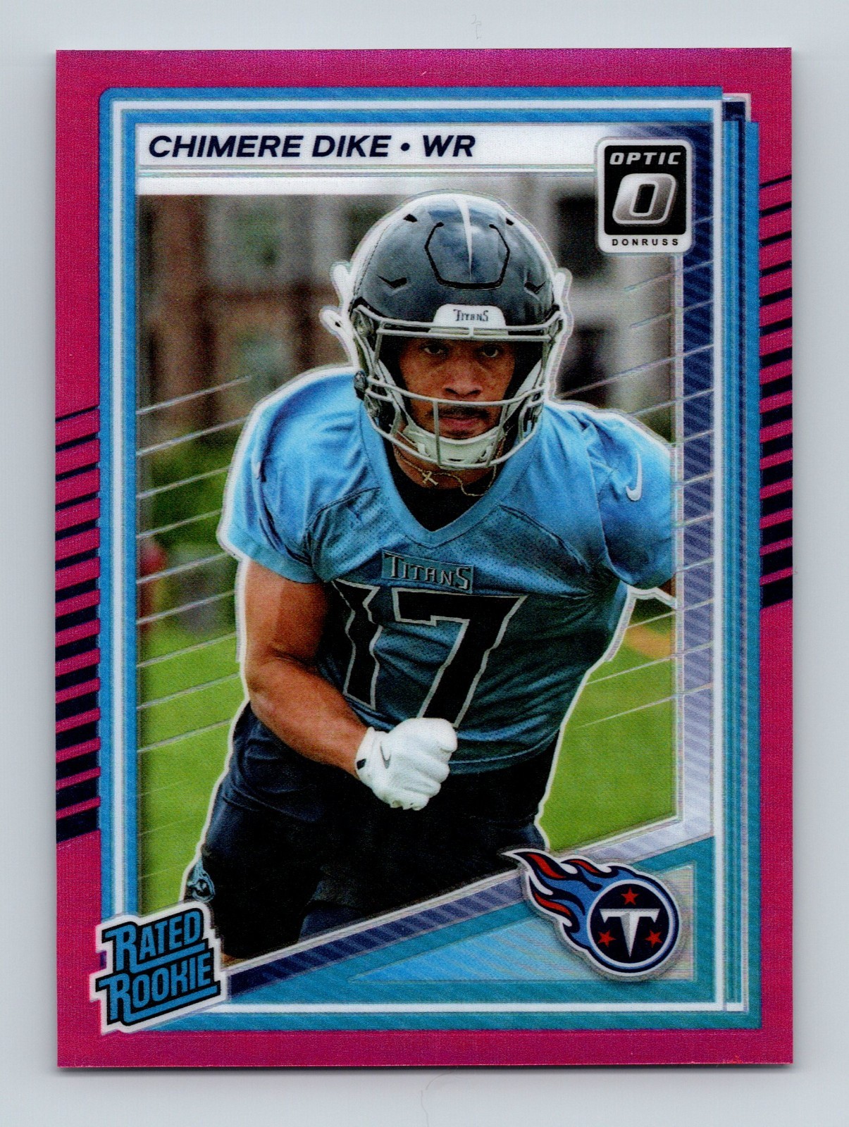 2025 Donruss Optic #269 Chimere Dike Pink Rookie