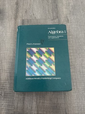 Algebra I by Paul A. Foerster (Hardcover)