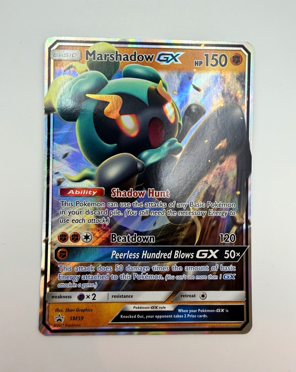 The Pokémon Company Marshadow GX SM59 Holo Promo SM Set English 2017 HP150
