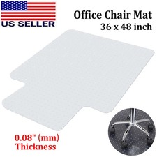 36"x48" Office Chair Mat Computer Desk Chair Mat for Carpet Floor w/Extended Lip