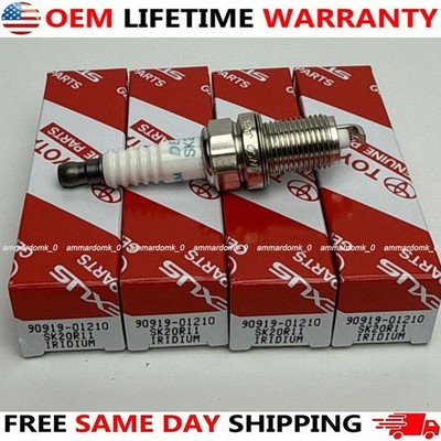 4Pcs Iridium Spark Plugs For Toyota Camry Rav4 90919-01210 SK20R11 3297
