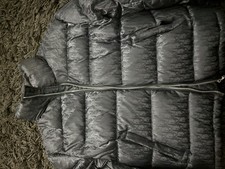 Blue Designer-Style Puffer Jacket Size Small – New