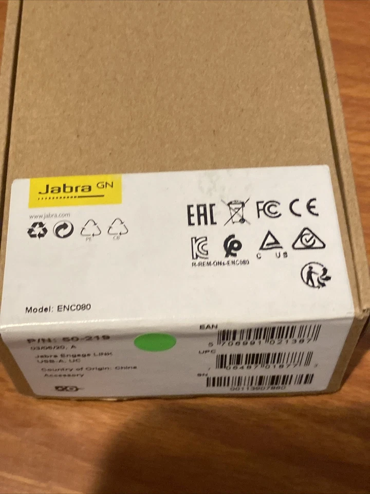 NEW Jabra Engage LINK USB-A UC 50-219 GN Audio ENC080 Sound Audio Controller - Image 3 of 4