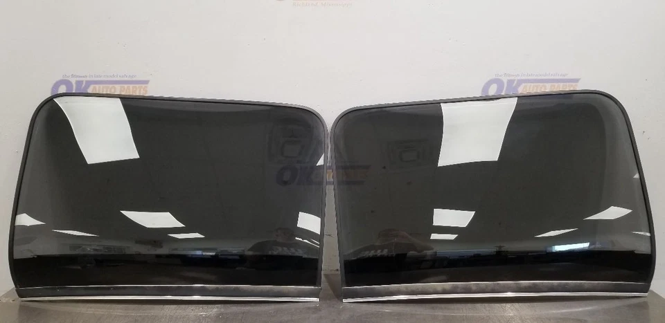 1981 PONTIAC FIREBIRD TRANS-AM T-TOP GLASS ROOF PANEL SET PAIR LEFT RIGHT Foto 2 de 4