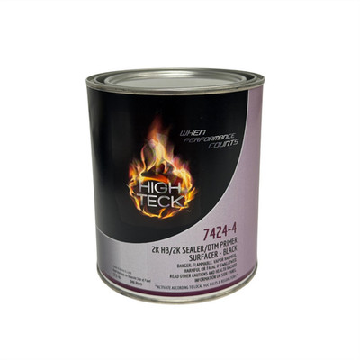 High Teck Products 2K HB PRIMER / SEALER / DTM BLACK