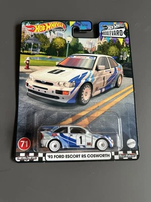 Hot Wheels Premium Boulevard 93 Ford Escort RS Cosworth 71 - Bild 1 von 2