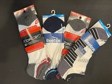 Reebok Men's Performance Low Cut Ankle Socks Size 8-12 - 8 Pairs