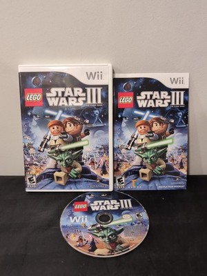 LEGO Star Wars III The Clone Wars Nintendo Wii Complete 