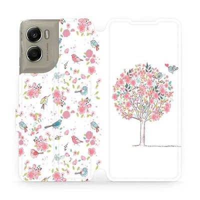 Handyhülle mit Klappe für Motorola Moto G06 4G/Moto G06 Power 4G Mobiwear Rosa