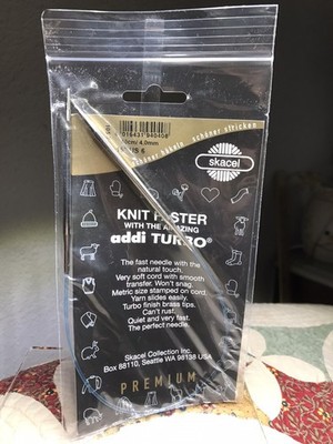 Skacel Addi Turbo Circular US 6 (4mm) Knitting Needle ~ 16  (40cm) ~ 105-7