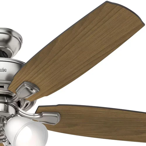 Amberlin 52 In. Indoor Brushed Nickel LED Ceiling Fan with Light Kit - Picture 7 of 12
