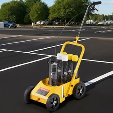 Striping Line Marking Machine 24 x 13 x 35.4 inch 4-Wheel Heavy Duty Strip