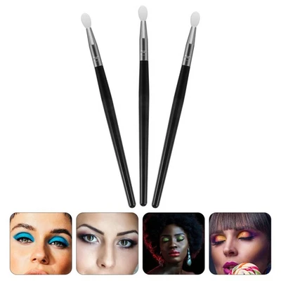 3pcs Silicone Eye Shadow and Lip Mask Makeup Brushes Professional Tools - Image 1 of 4