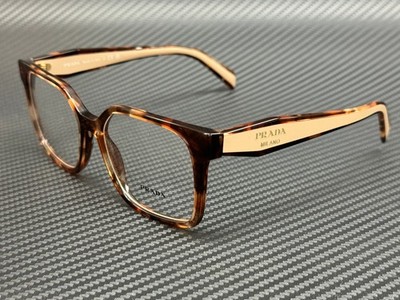 PRADA PR B03V 07R1O1 Havana Caramel Women's 54 mm Eyeglasses