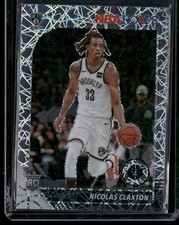 2019-20 Hoops Premium Stock #241 Nicolas Claxton Prizms Silver Laser
