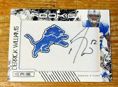 Derrick Williams 2009 Donruss Rookies & Stars Rookie /141 Auto RC 141 Lions