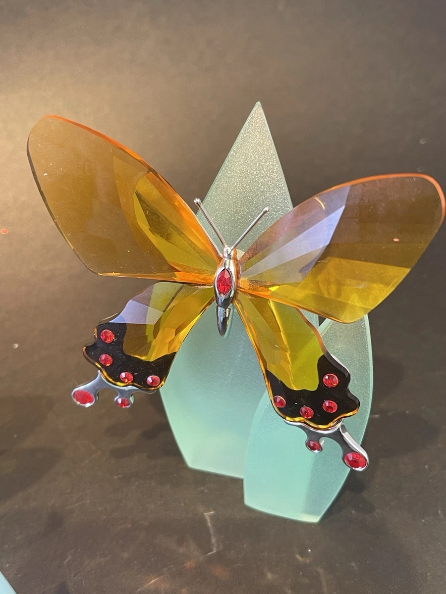 Swarovski Butterfly On Leaf for sale | eBay