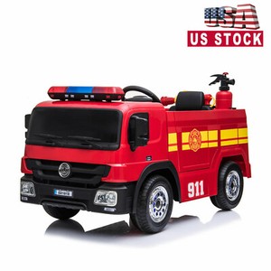 fire truck 12v ride on