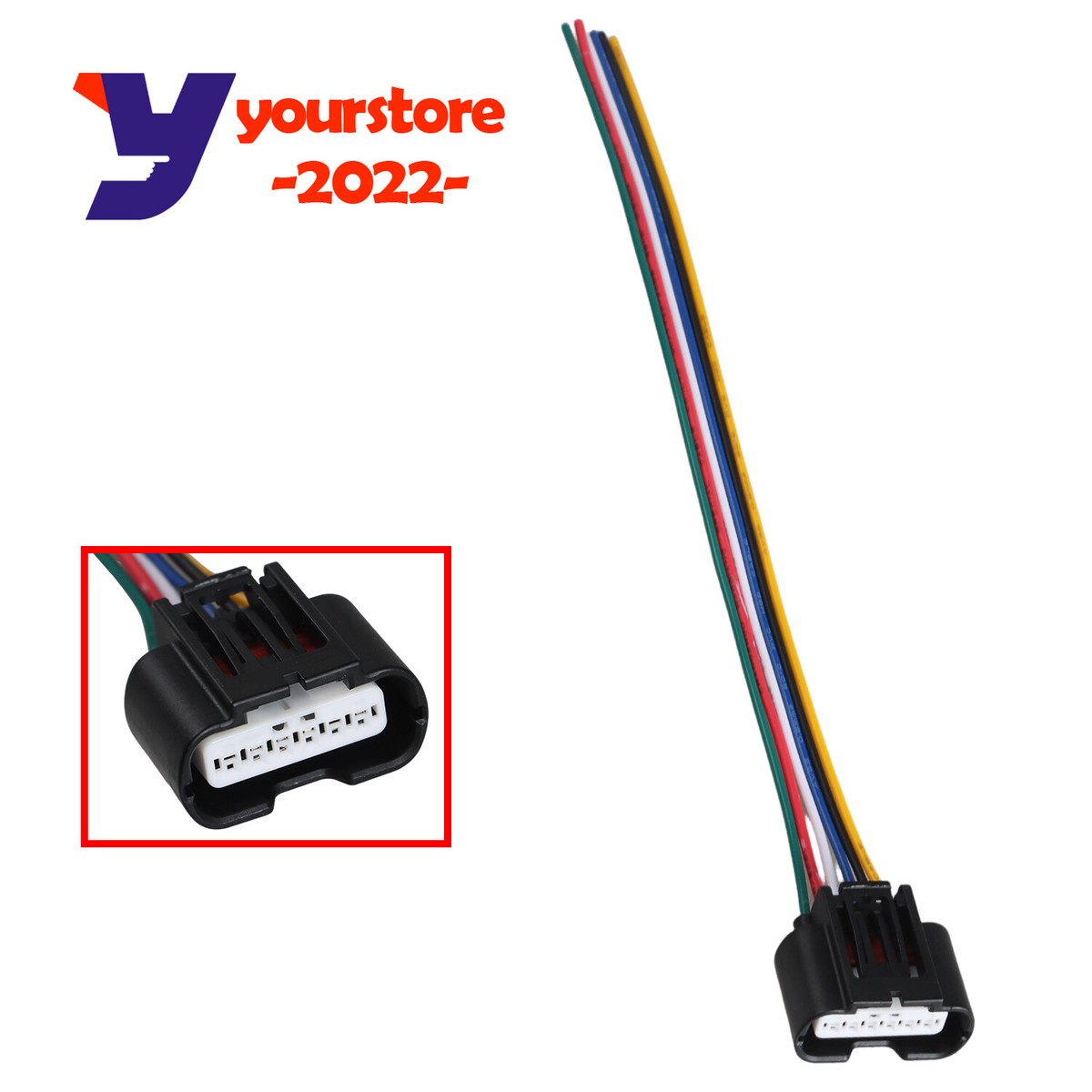 6Pin Front Bumper Parking Sensor Connector for Honda Acura MDX