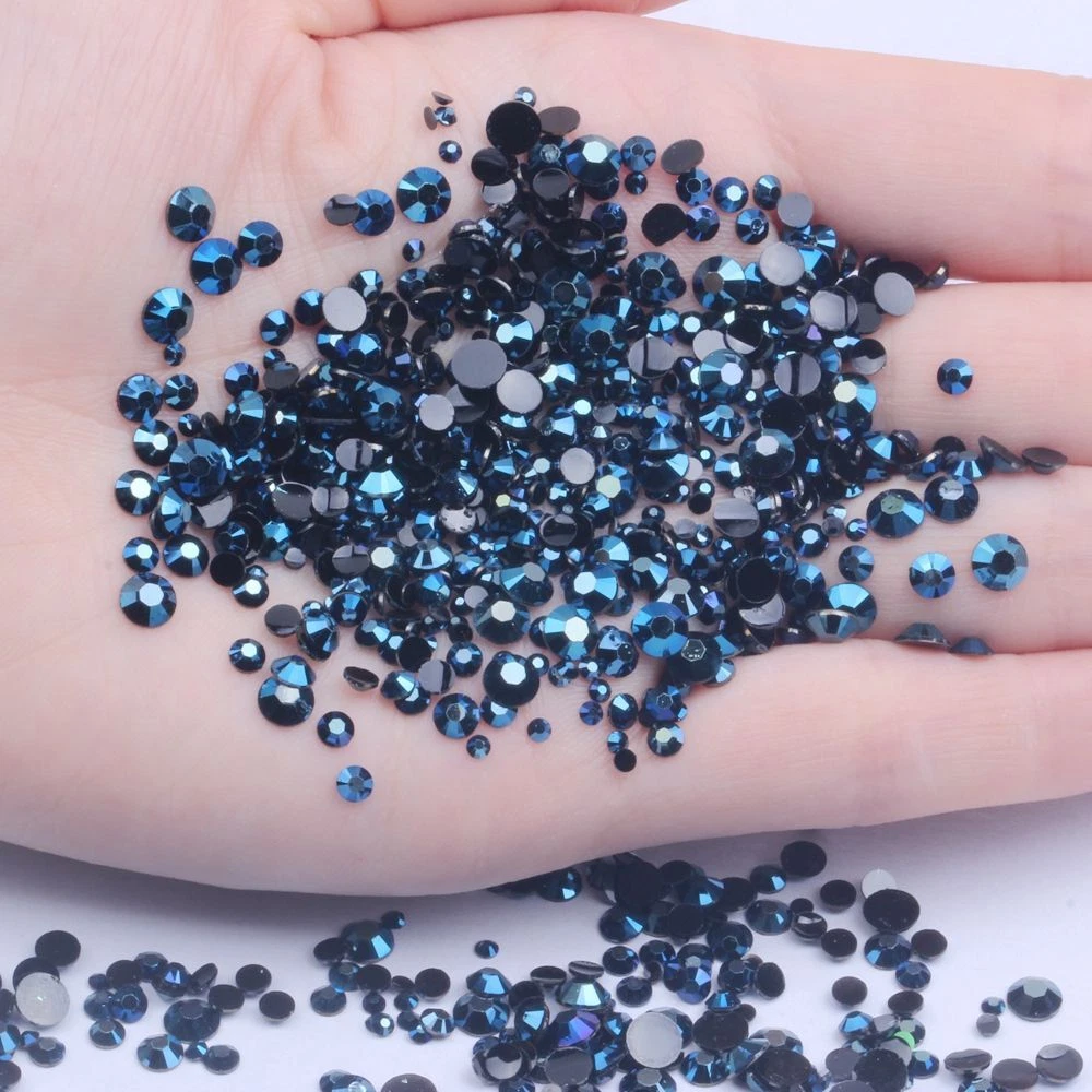 Resin Rhinestones Round Flatback Beads Wedding Garments Bags