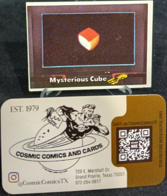 Topps 1976 Star Trek Captain's Log No 23 Mysterious Cube