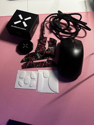 Hitscan Hyperlight (Black): With 8K Dongle, Included Grips and Extra Skates