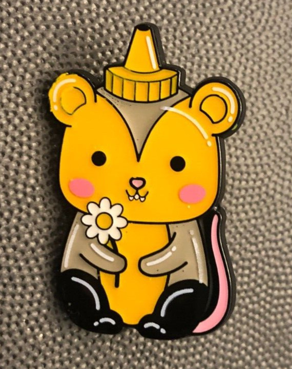 Pin Honey Buddies pin animal blind box Hot Topic mouse flower honey bear daisy