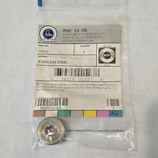 RULAND MSP-11-SS Nomar Two-Piece Shaft Collar Clamp Style, 11mm, 303 SS