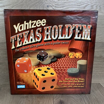 Yahtzee Texas Hold 'Em Dice Game Poker Card Player Parker Brothers