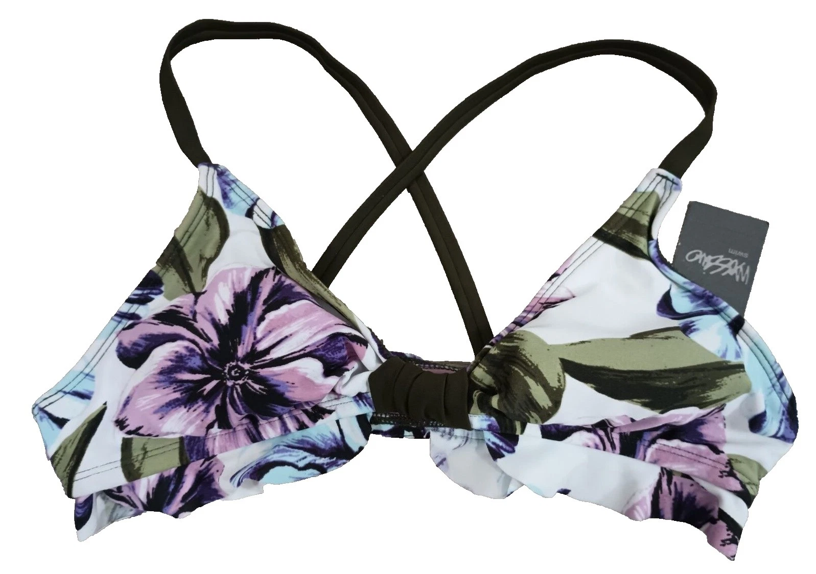 Traje de Baño Top floral Mossimo para De mujer