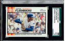 2015 Topps Heritage Ernie Banks Baseball Flashbacks SGC 98/ GEM 10