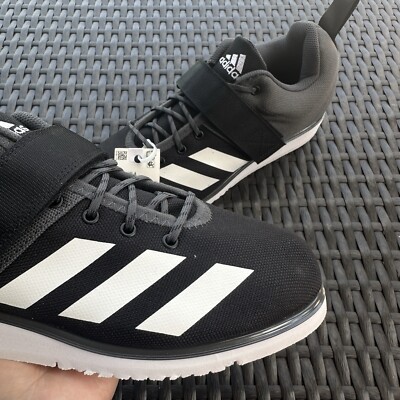 Adidas Powerlift 4 Black Grey Men\'s Athletic Shoes GZ5870 Size 7.5 Adidas Powerlift 4 Black Grey Men main image 4