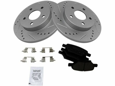 Rear Drilled Slotted Disc Rotors Brake Pads For Chevy Cobalt