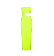 SKIMS Green Highlighter Neon Cut Out Tube FITS EVERYBODY Dress Size 3X New