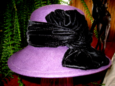 Cappelli Miami Florida vintage wool hat one size Women Cappelli Miami Florida Wool Church or Wedding Hat  main image 2
