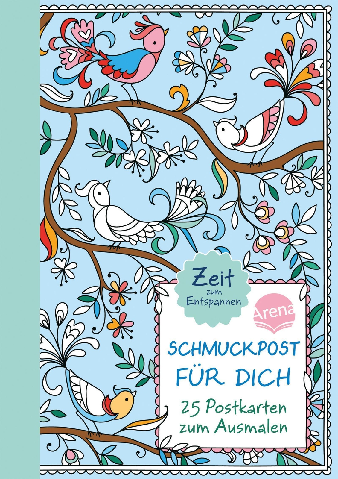 Thumbnail - Schmuckpost Für Dich 25 Postkarten Zum Ausmalen. Zeit Zum Entspannen