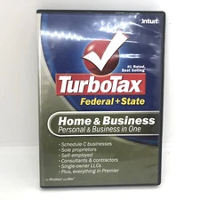 Intuit TurboTax 2007 Personal Home and Business In One for Windows and Mac