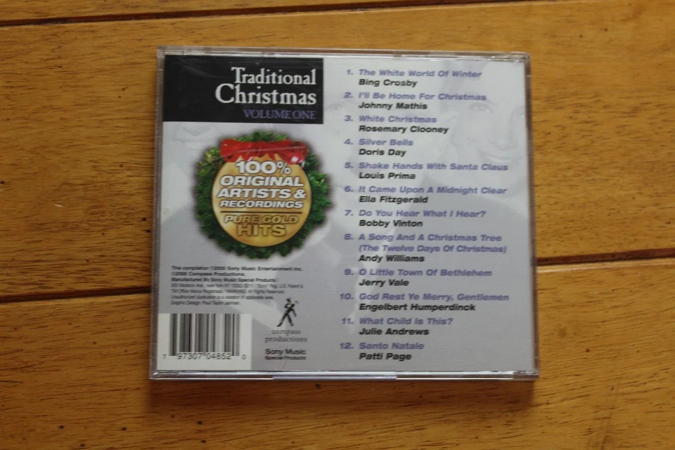 VARIOUS "TRADITIONAL CHRISTMAS VOLUME 1" AUDIO CD [35] - Image 2 of 4