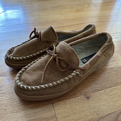 Sperry New Men's 11M Top Sider Suede Moccasin Slippers Faux