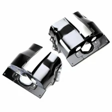 BLACK PAIR OF SINGLE PORT CYLINDER SHROUDS VW BUG UPTO 1967 EMPI 8867