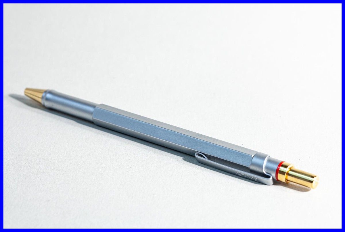 1990s Rotring 600 mechanical pencil in SILVER & GOLD for 0.5mm