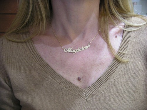 Collana con nome in Oro Giallo o Bianco 18 carati REALIZZIAMO TUTTI I NOMI - Foto 7 di 13